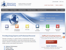 Tablet Screenshot of absoluteconsulting.com